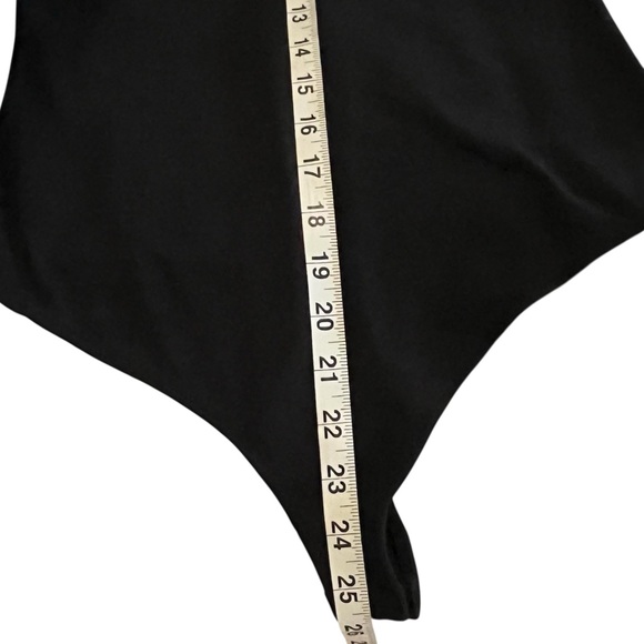 Free People Va Va Voop Deep V Puff Sleeve Bodysuit Sexy Whimsigoth Office Siren - Picture 14 of 14